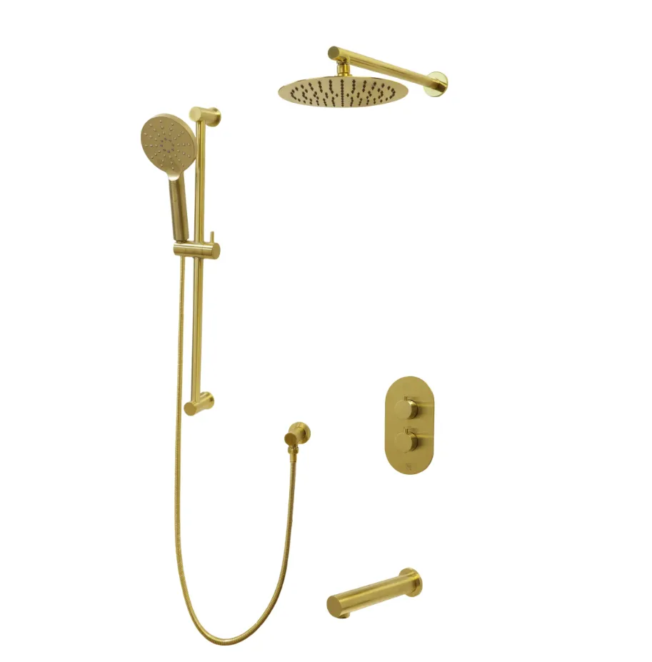 F57104BG-W10ATS-Three Way Thermostatic Shower