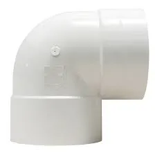 4" PVC Short Turn 90