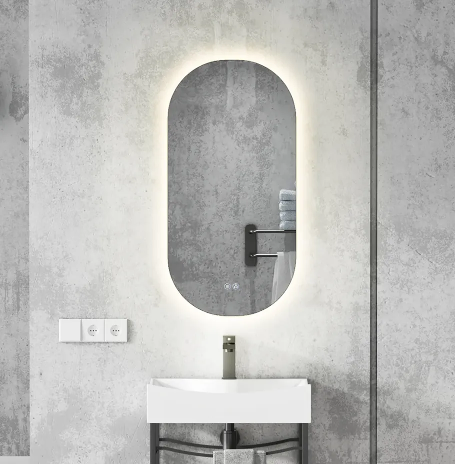 Backlit Frameless LED Mirror - LM824B-1836