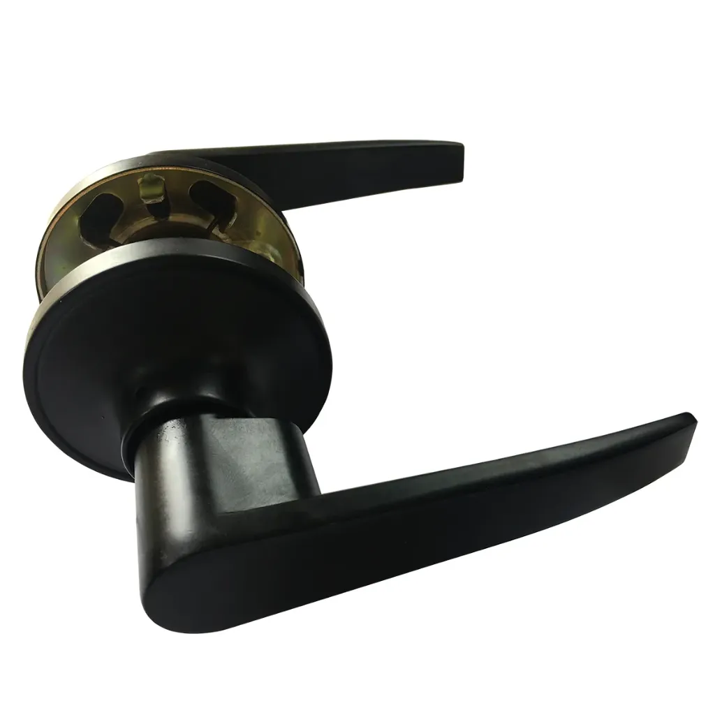 Door Lock  Lever Passage Black