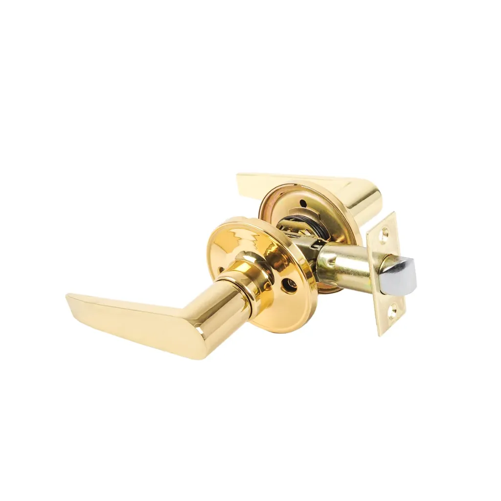 Door Lock Lever Passage Golden