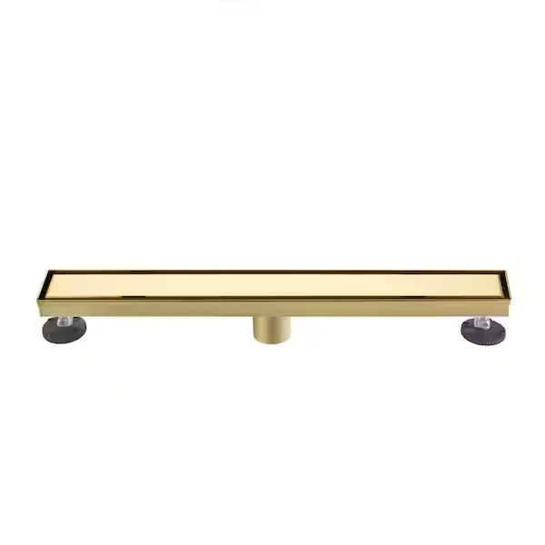 48" Tile Insert Linear Drain Gold