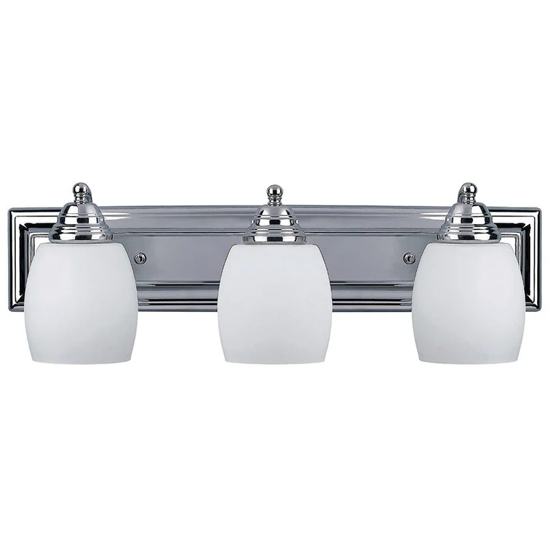 Griffin 3 Head vanity Light Chrome