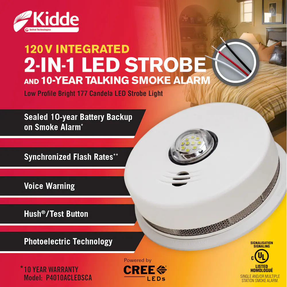 Kidde 2 In 1 Smoke Alarm