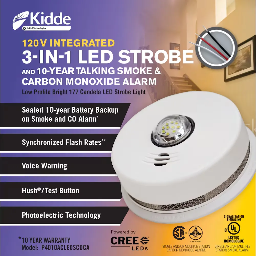 Kidde 3 in 1 Smoke Alarm