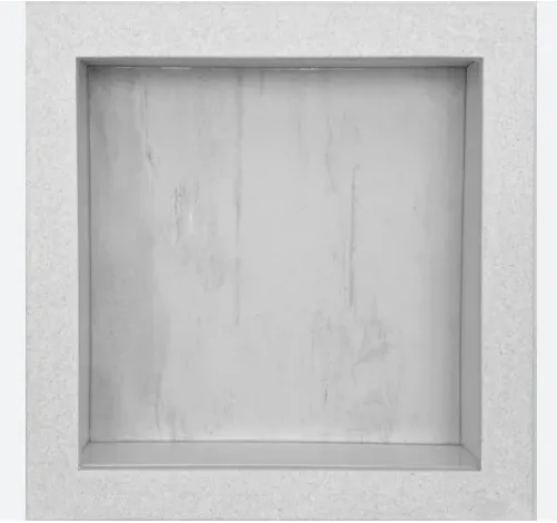 12x12 Niche Bianco