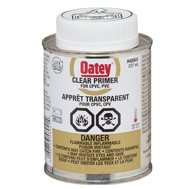 Oatey | Pvc/cpvc Clear Primer - Low Voc - Flammable - 237-Ml |