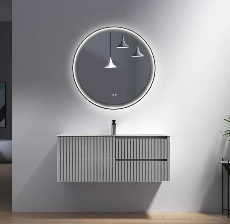 WV6111MG-1000+BASIN6111-500 Wallmount Vanity