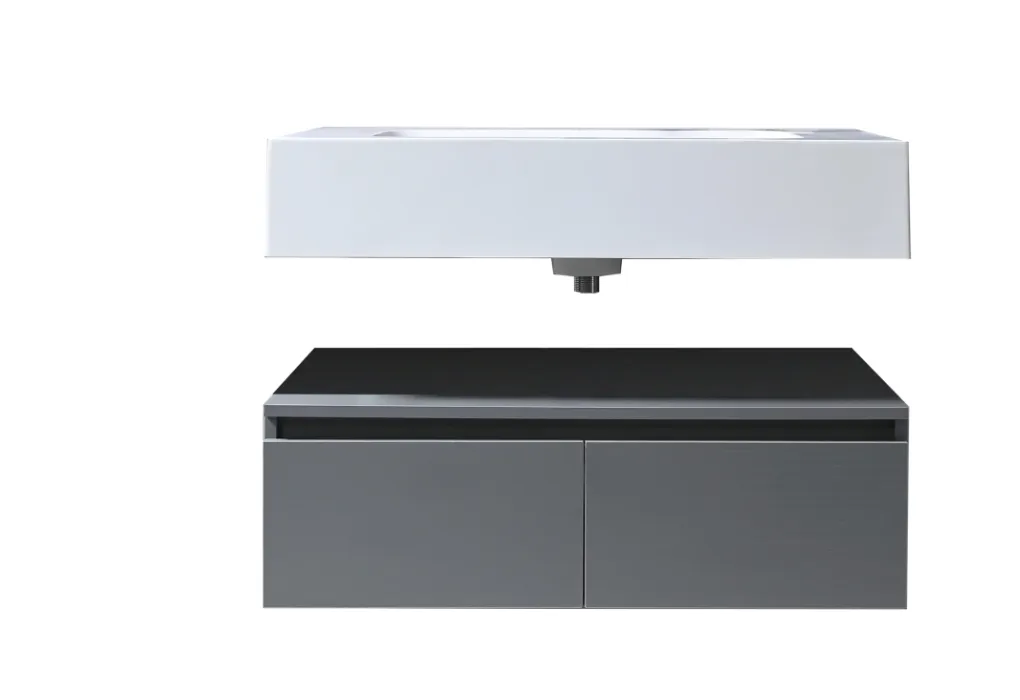 WV5693G-800+BASIN5693-800 Wallmount Vanity