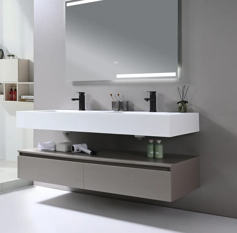 WV5693M-1500+BASIN5693-1500 Wallmount Vanity