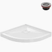 32x32 Round Shower Base