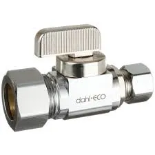 5/8" OD to 3/8" OD straight Valve
