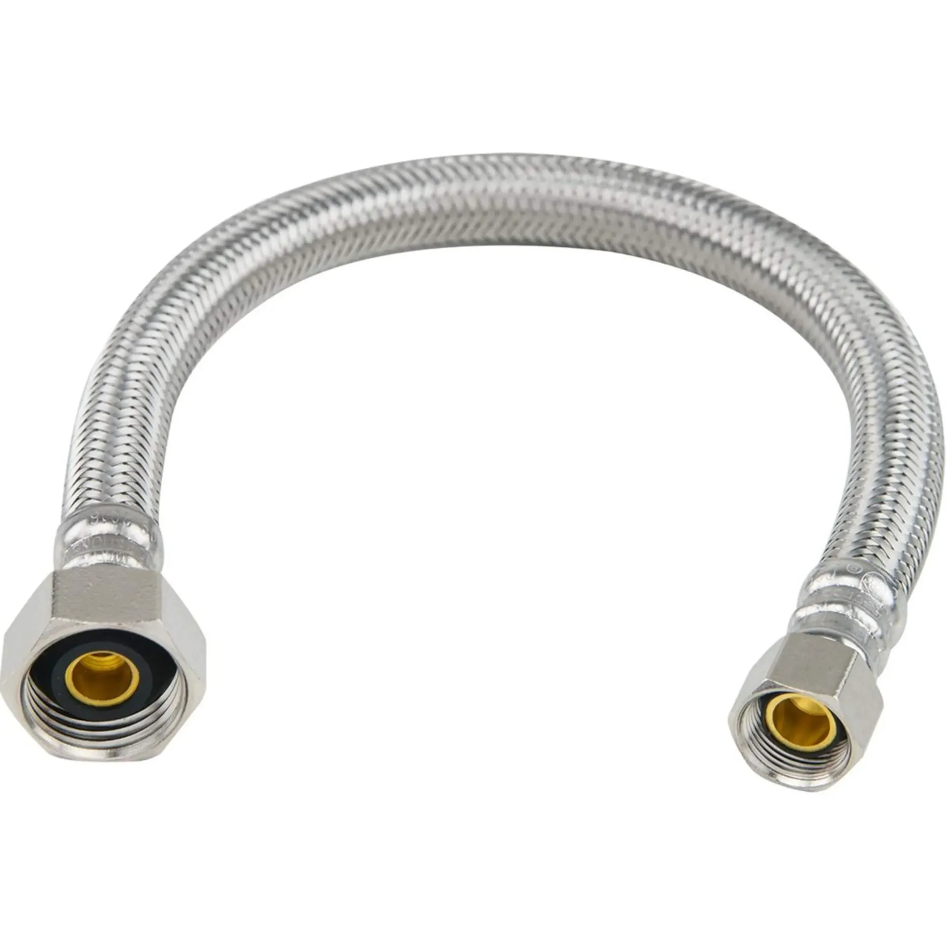 3/8" Comp x 1/2" FIP 20" Connector