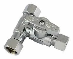 3/8"F SV x3/8"x3/8" OD TEE Valve