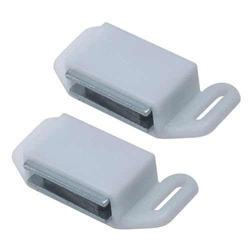 Magnetic Catches - White, 2 Pack