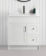 30'' WHITE RH DRAWERS MDF