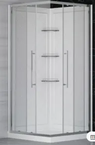 32x32 Shower Enclosure Square W Base