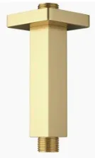 Ceiling Shower Rod Gold 4''