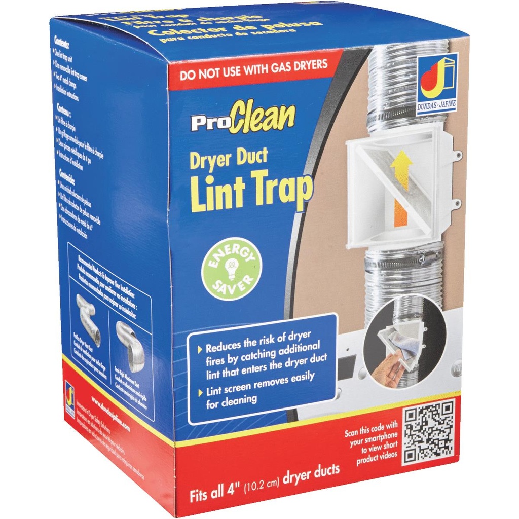Dryer Duct Lint Trap