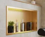24x12 Niche Gold No Shelf