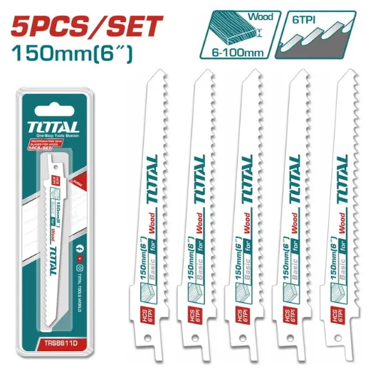6'' Reciprocating Saw Blade 5pcs/SET