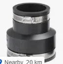 4''Clay x 3''ABS Flexible Coupling