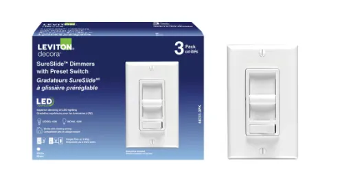LEVITON 3PACK DIMMER