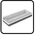4x10 Aria Vent Metal White