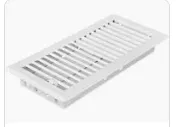 3x10 Vent Metal White