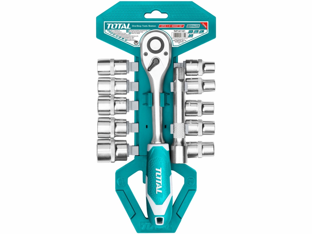 TOTAL 12pcs 1/2'' Socket Set