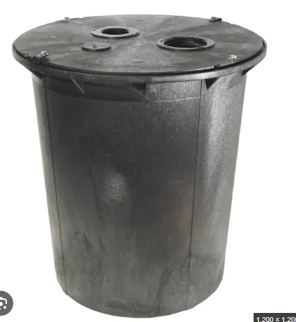 Sump Pump Basin With Lid 18x22