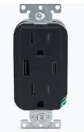 Votatec USB Type C Receptacle Black