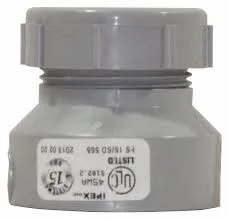 1-1/2"x1-1/4" PVC SYS15 Trap Adpt