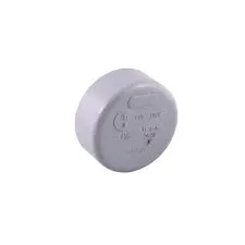 3" PVC SYS15 Solid Cap