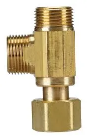 3/8"X3/8"OD X3/8" Comp Retrofit T