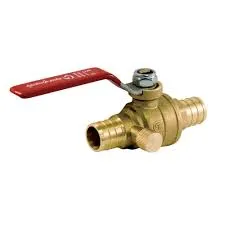 3/4" PEX Ball Valve W Drain