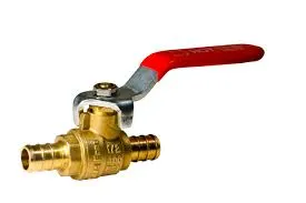 1/2" PEX Ball Valve Red Handle