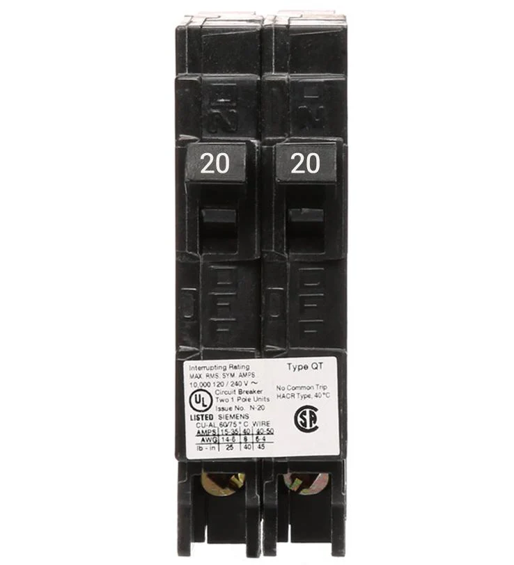 Q2020NC-Siemens-20 Amp- 1Pole