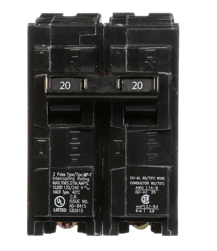 Q220-Siemens-20 Amp-2 Pole