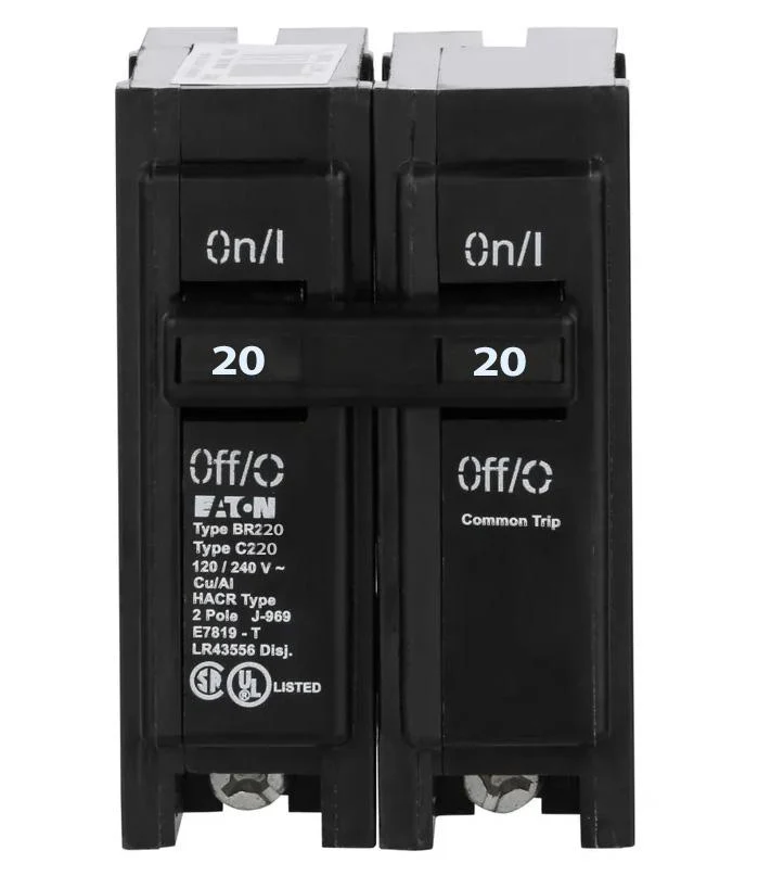 BR220-Eaton-20 Amp-2 Pole