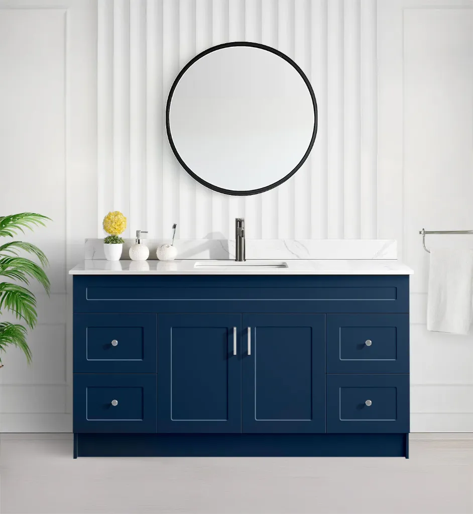 60" Single Sink BLUE (MDF)