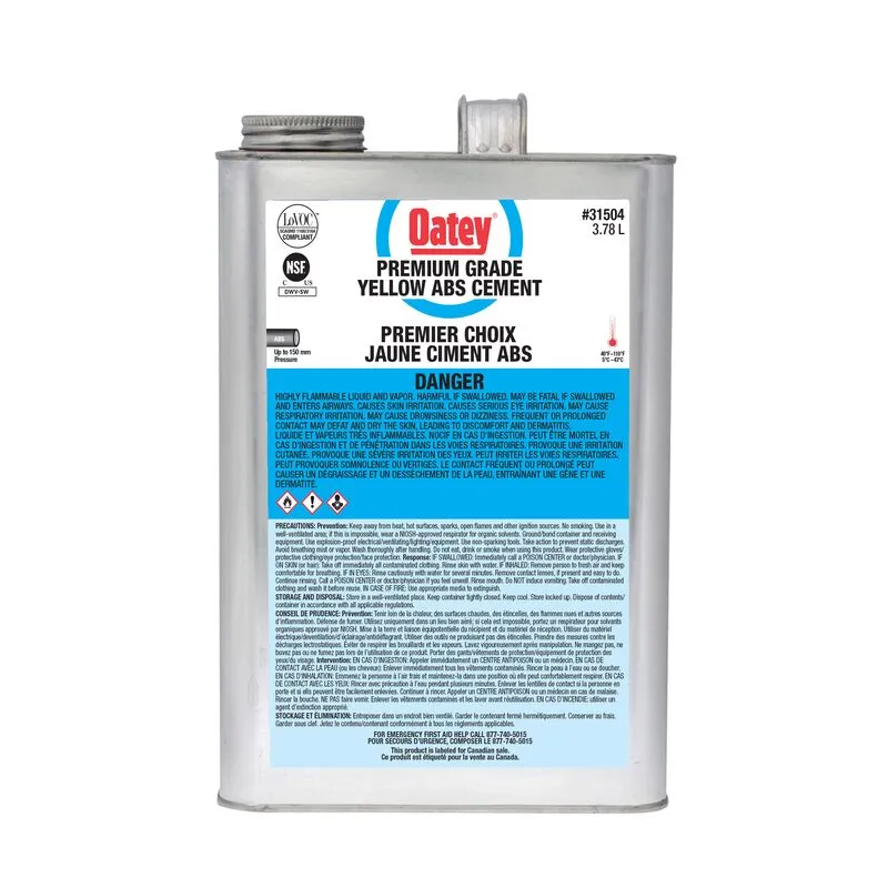 ABS Cement Yellow 3.78L