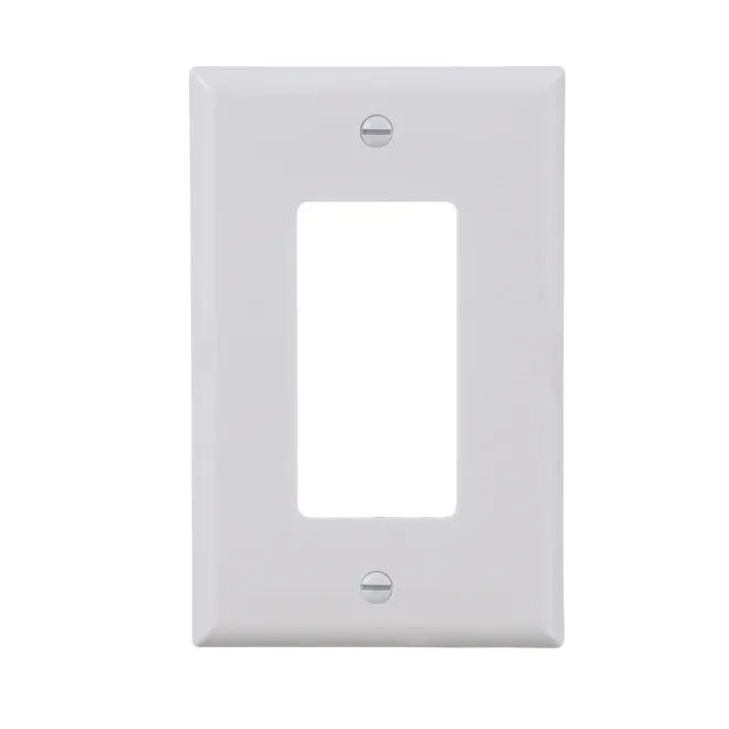 1-G White Midsize Wall Plate