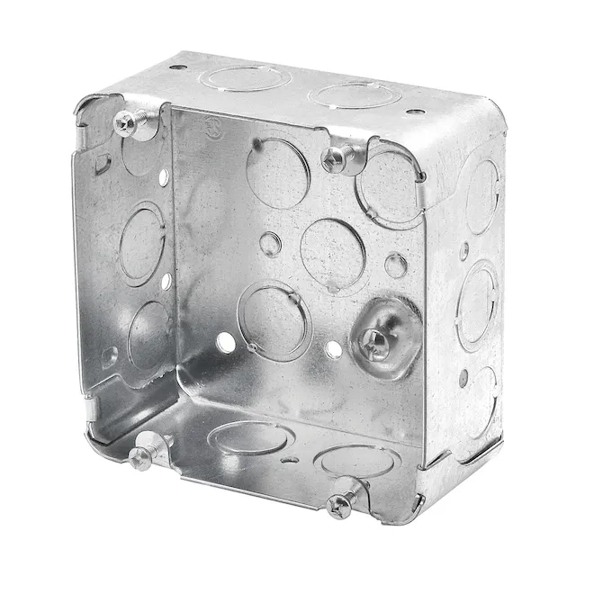 4-11/16'' Square Metal Box